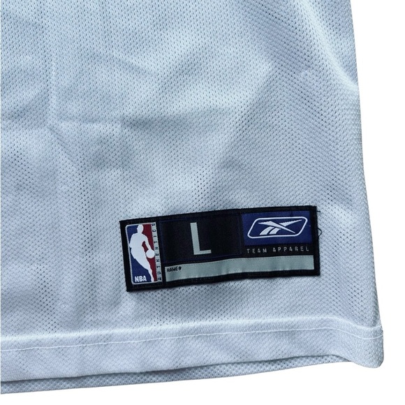 VTG Tracy McGrady Swingman Jersey Houston Rockets #1 White Reebok NBA Size: L - Picture 4 of 4